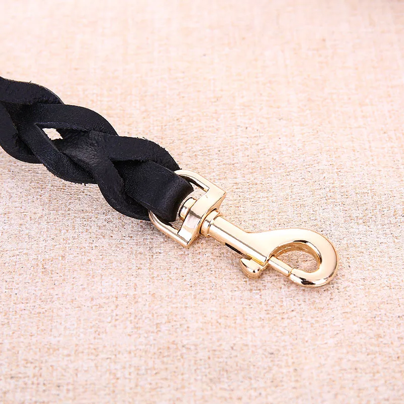 

100% Genuine Leather Dog Leash 1.2/2.0cm 120cm Real Leather Pet Leads Training Leash for Small Medium Large Dogs Pet Products