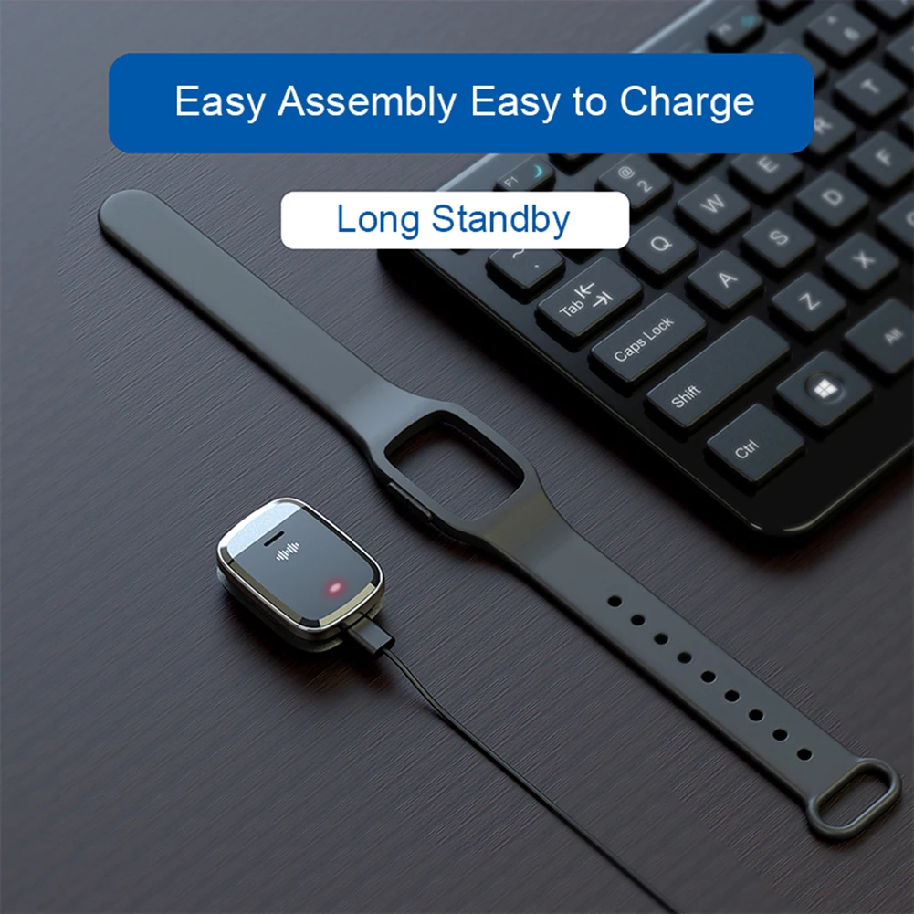 

Ultrasonic Anti-mosquito Bite Repellent Bracelet Watch Thermometer Outdoor Garden Kids Adults Insect Bugs Pest Wristband