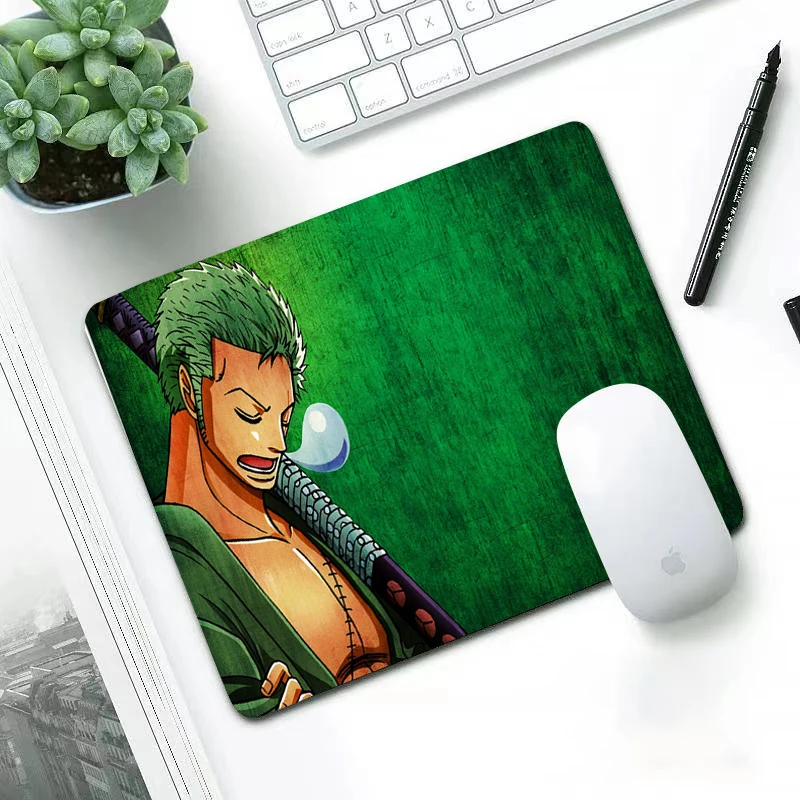 

Roronoa Zoro Small Gaming Mouse Pad Washing250X290mm Mousepad Gamer Computer Desk Mat Pad Gamer Mouse Mat for PC