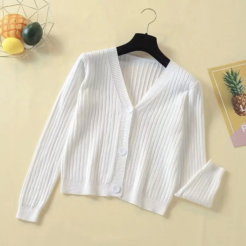 Короткий дизайнерский кардиган женский свитер сезон весна осень 2019 вязаный шаль