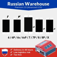 russian warehouse for iphone 6 6s 7 7 plus 8 8 plus lcd screen new premium tianma with touch screen for iphone x lcd display