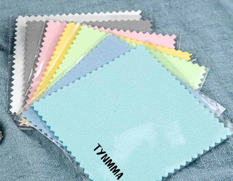 500 шт. товары на заказ Бесплатная печать логотипа чистящая полировочная ткань для