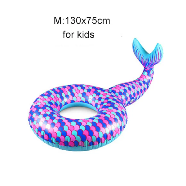 

Summer Mermaid Inflatable Ring Rubber Swimming Ring Outdoor Inflatable Children Adult Swimming Pool Floating Beach Party Toy