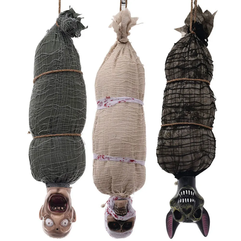 1 шт. Хэллоуин подвесной призрак каркас СВЕТОДИОДНЫЙ Электрический реквизит