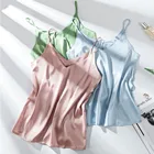 Пижама женская атласная, нижнее белье, пикантная Модная шелковая майка, Винтажная Майка, нижнее белье, L * 5, 2020