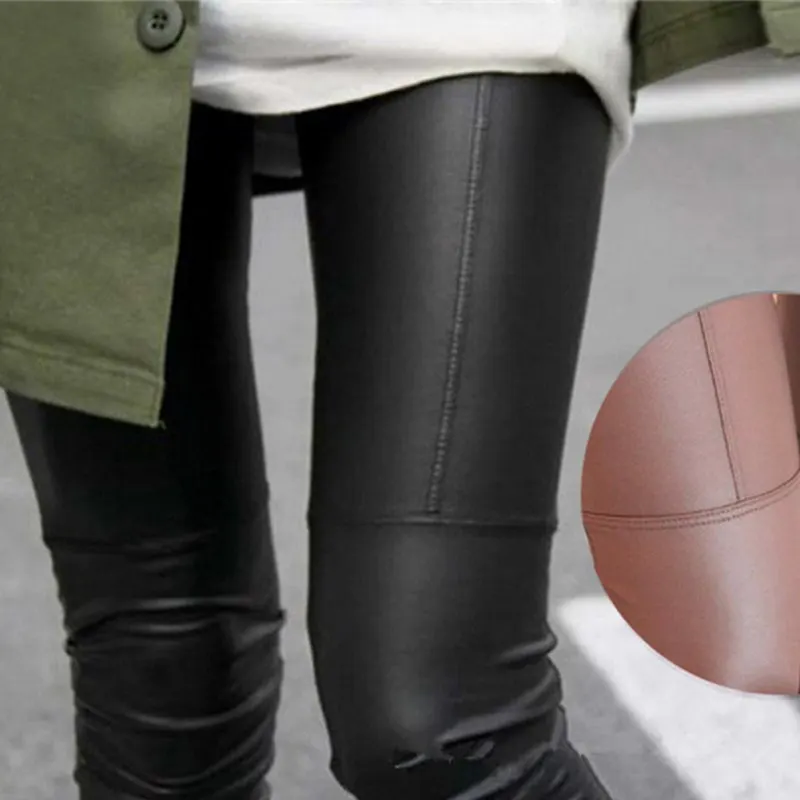 Pants Женские повседневные обтягивающие леггинсы из искусственной кожи, обтягивающие брюки, узкие Джеггинсы - Цвет: Pants