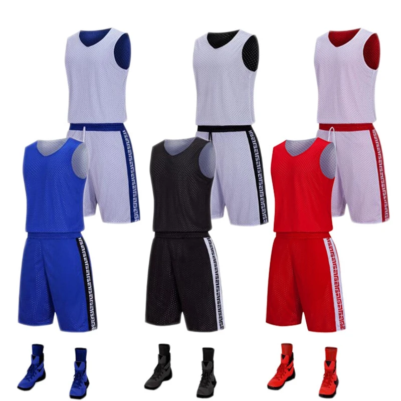 Двусторонний дышащий Быстросохнущий Спортивный костюм без рукавов жилет и шорты