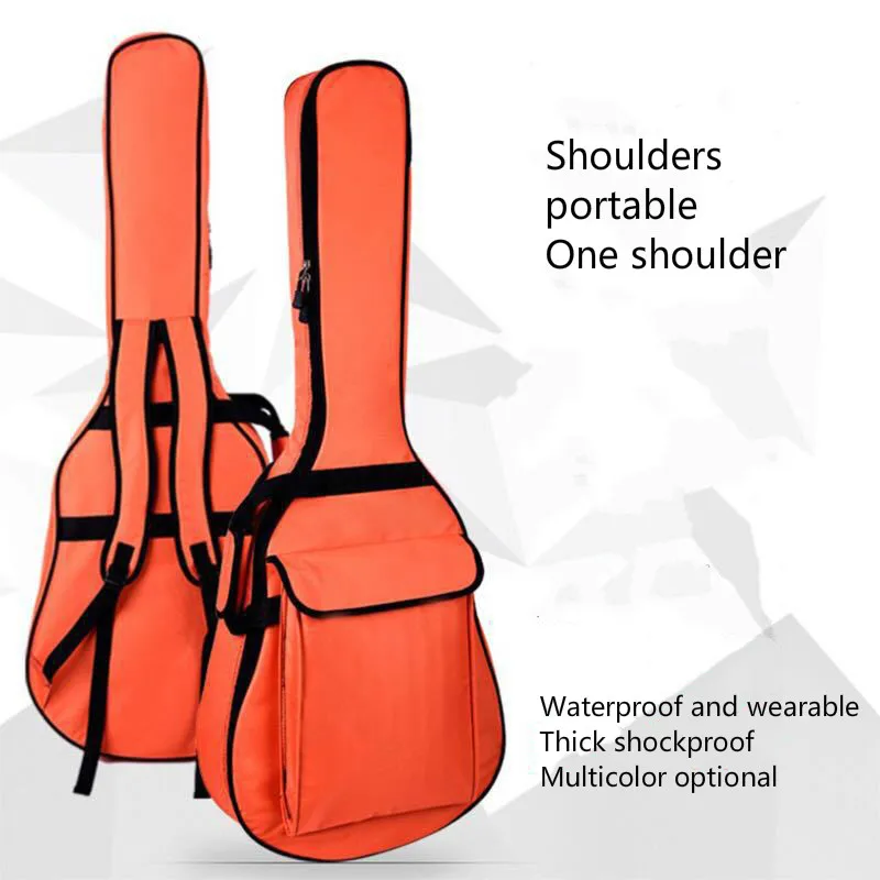 scione verdickt folk akustische gitarre tasche 363941 zoll klassische elektrische gitarre tasche hülse rucksack klavier tasche gitarre zubeh