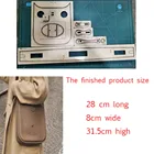 Штамп для деревянной резки сделай сам, изготовление сумок-мессенджеров, декоративные принадлежности, шаблон для штампов, подходит для обычных высекальных машин