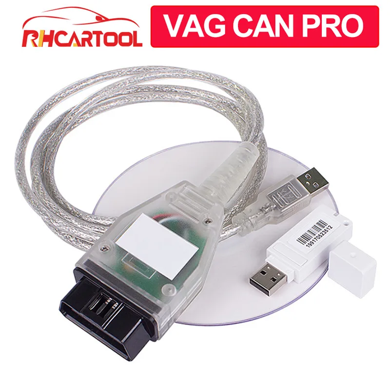 Для VAG CAN PRO с ключом для Vag OBD2 Диагностический кабель Audi/V W/Benz/Seat/Skoda OCTAVIA III OBDII obd2