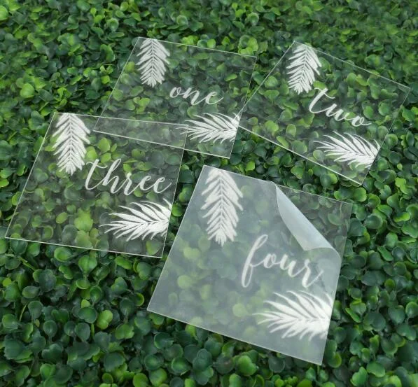 Прозрачное акриловое меню weddingligraphic события еды | Дом и сад