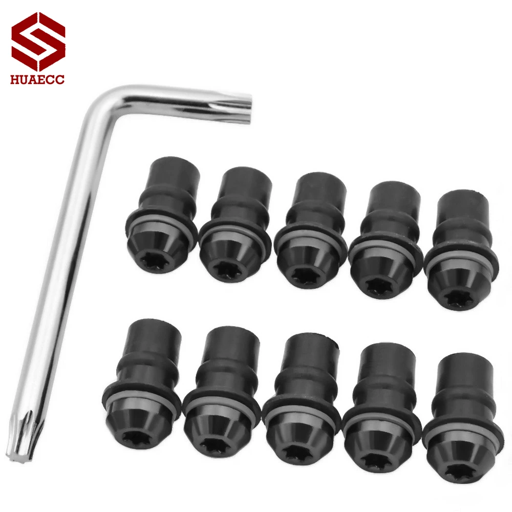 10 шт. мотоцикл 5 мм ветровое стекло болт лобовое винтовая застежка обтекатель для Yamaha MT03 MT25 MT07 YZF R1 R3 R6 R15 R25