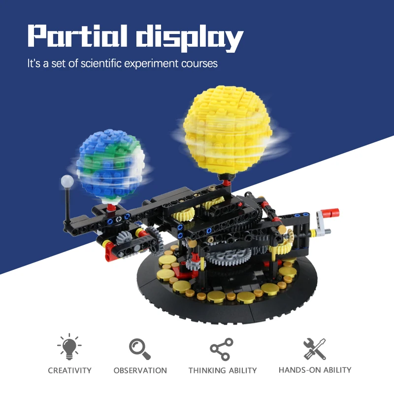 Конструктор земля 4477 модель земли Луны и солнца сделай сам Алмазный Мини