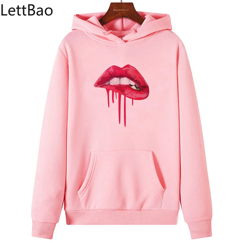 

Сексуальные мужские пуловеры с губами, крутые осенние уличные толстовки с капюшоном, Женская забавная Толстовка 2020 Harajuku