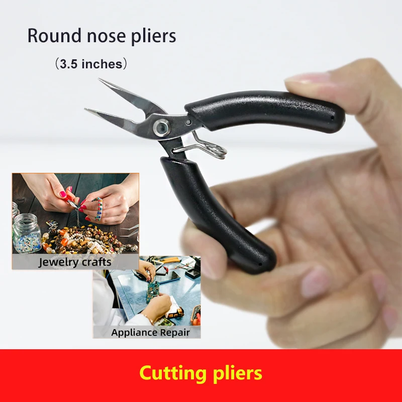 Многофункциональные мини-плоскогубцы 3 5 дюйма ювелирные изделия с круглым носом