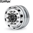 Передний колесный обод YEAHRUN 114 Tamiya из алюминиевого сплава, ступица колеса Beadlock для 1:14 Tamiya, фототормозная тягача, грузовые колеса