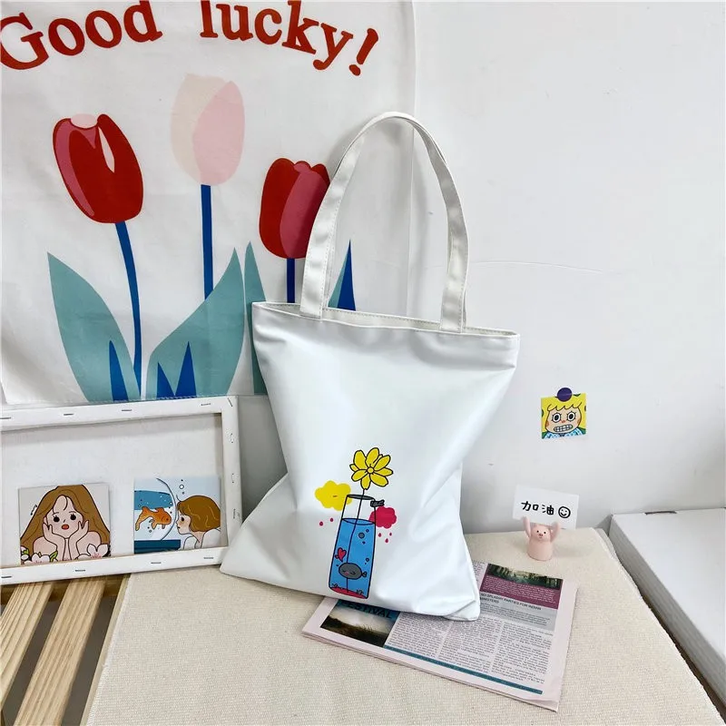 

Women's Canvas Tote Bags Fashion Handbag Shoulder Simple Bag