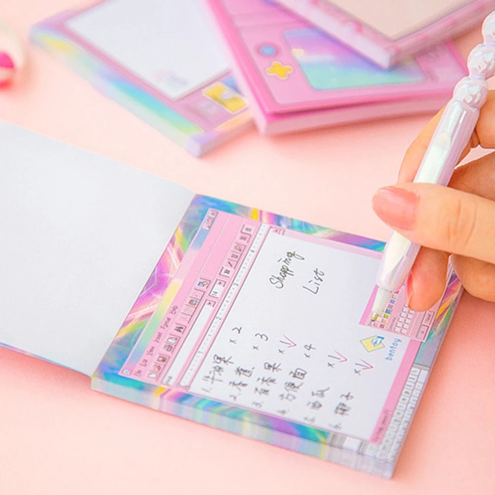 50 листов блокнот для записей компьютерных игр милый кавайный самоклеящийся