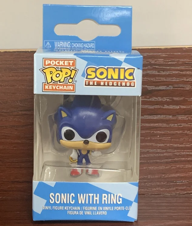 Funko POP Карманный Брелок для ключей POP Super Sonic Viny коллекционные игрушки Фигурки для детей