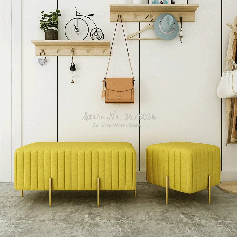 Скандинавская скамейка Ins роскошная обувь для переодевания стул гостиной дивана