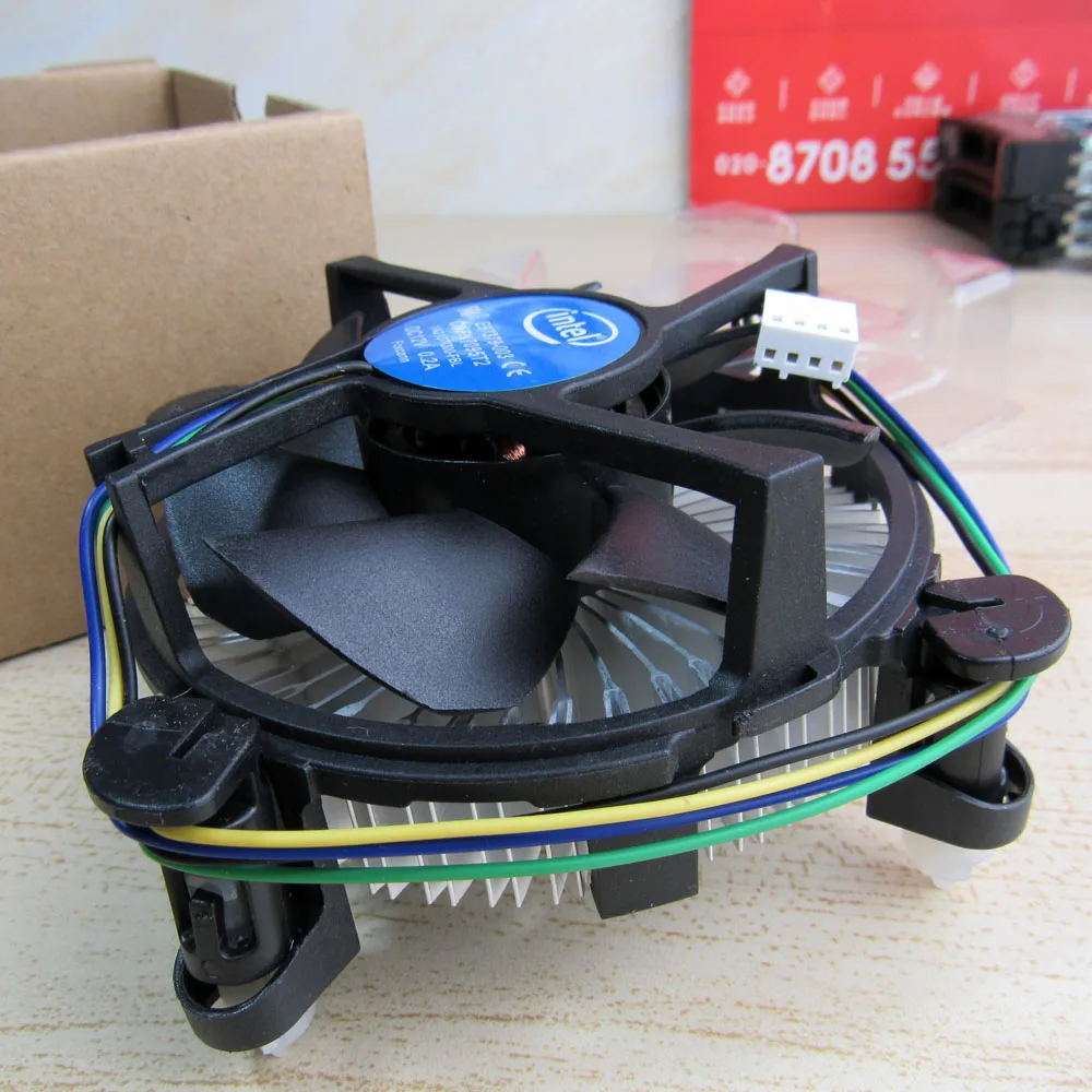 E97379-003 Процессор вентилятор радиатора для i3 i5 i7 разъем LGA 1150 1155 1156 C0155 12V 0.2A