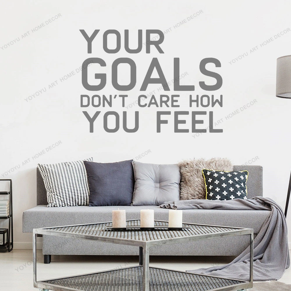 

Современный предложение вдохновляющие стены Стикеры для Спальня украшение стены искусства наклейки украшения обои с цитатой Стикеры s фре...