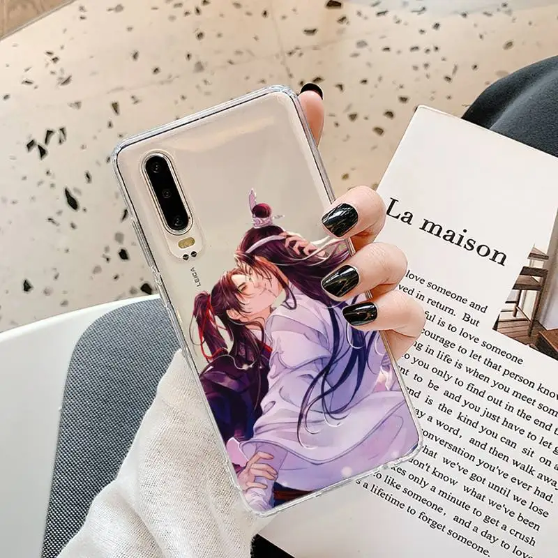 

anime Mo Dao Zu Shi master Phone Cases Transparent for Samsung A71 S9 10 20 HUAWEI p30 40 honor 10i 8x xiaomi note 8 Pro 10t 11