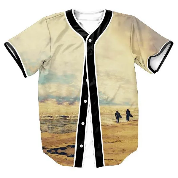 Модная бейсбольная одежда на пуговицах с принтом 3D | Женская