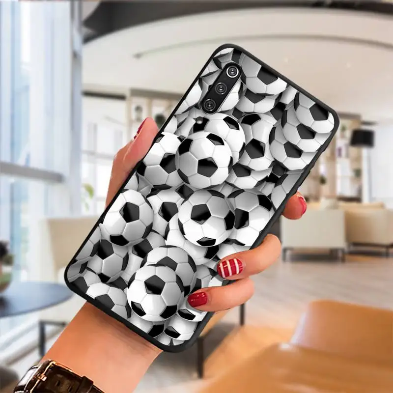 

Football Soccer Ball Phone Case For SamsungA 01 11 31 91 80 7 9 8 12 21 20 02 12 32 star s eCover Fundas Coque