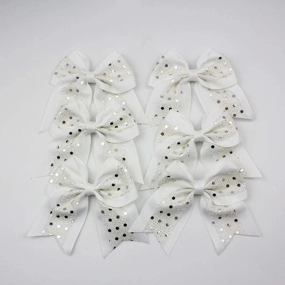 

White Bow Headband for Girls,Glitter Tooth Bows for Baby Hair Accessories,Bling Headbands for Kids Teens Childrens 01#