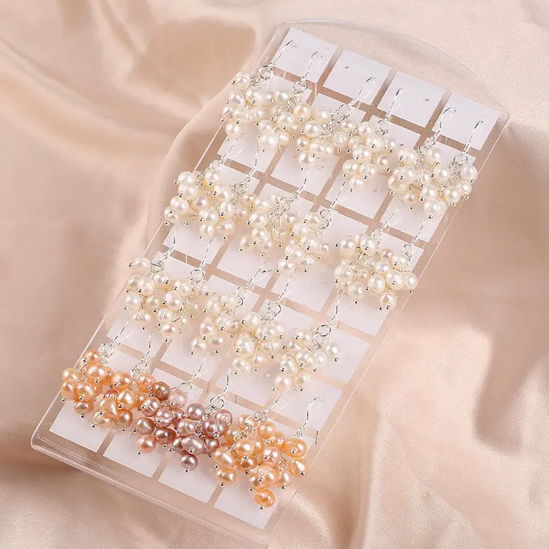 Серьги-подвески из натурального пресноводного жемчуга | Украшения и аксессуары