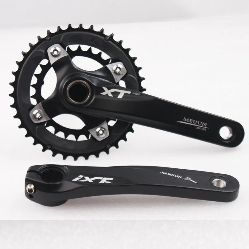 104BCD 26 T/38 T цепь MTB велосипед двойной 10 скоростей коленчатая цепь& Crank& BB для горных велосипедов