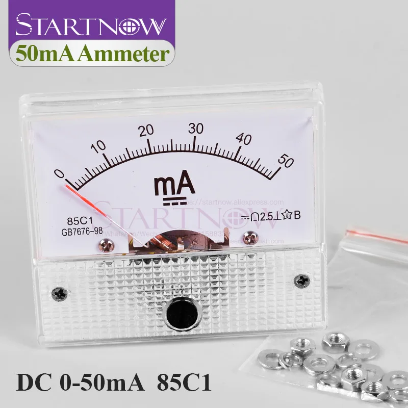 

Аналоговый амперметр Startnow 0-50 мА