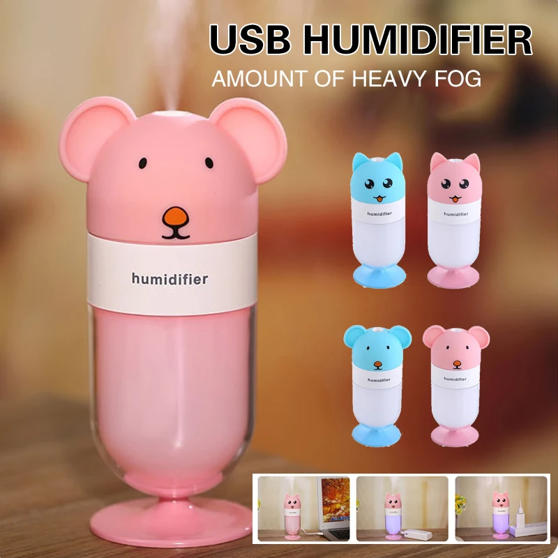 Mist Maker USB увлажнитель Ароматерапия Портативный Универсальный светодиодный