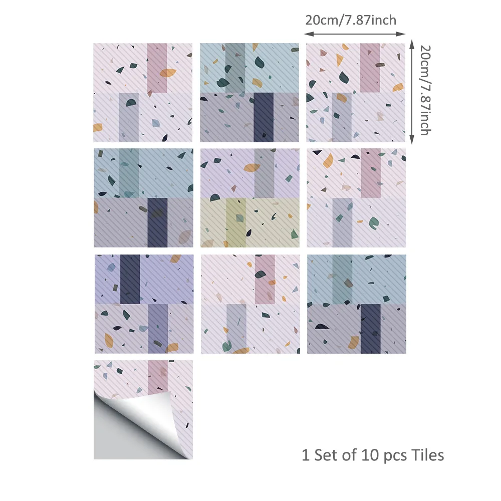 Экологичная утолщенная ПВХ Отремонтированная напольная наклейка s