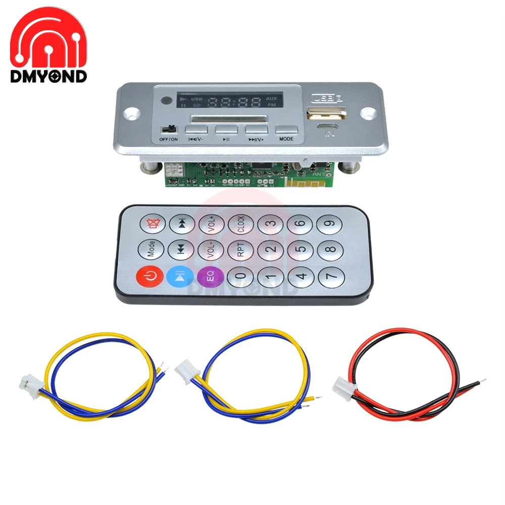 Мини MP3 плеер декодер плата Bluetooth аудио приемный модуль WAV u-диск TF карта USB с