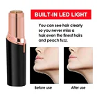 Электрический эпилятор для бровей, помада, триммер для бровей, бритва для глаз, безболезненный макияж, средство для удаления волос на лице для женщин