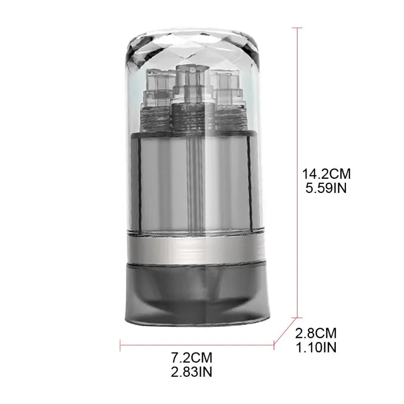 6 в 1 Портативный путешествия дозатор шампуня лосьона гель для душа чехол Пресс