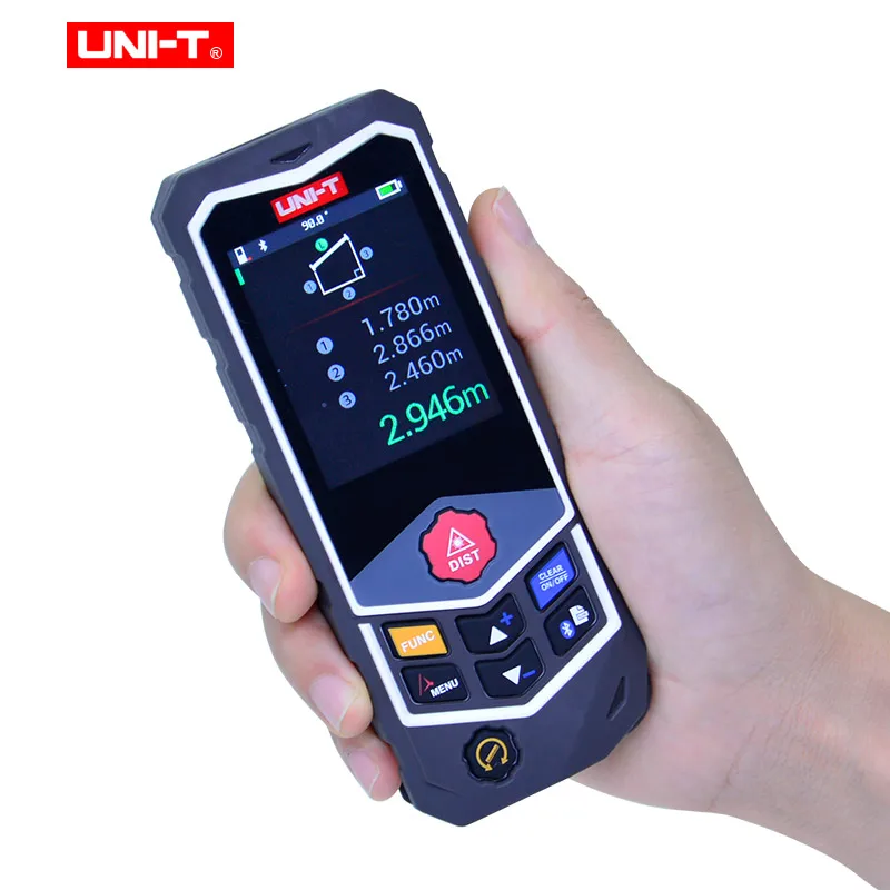 Лазерный дальномер UNI-T LM80D PRO/LM120D PRO электронная линейка с голосовым считыванием