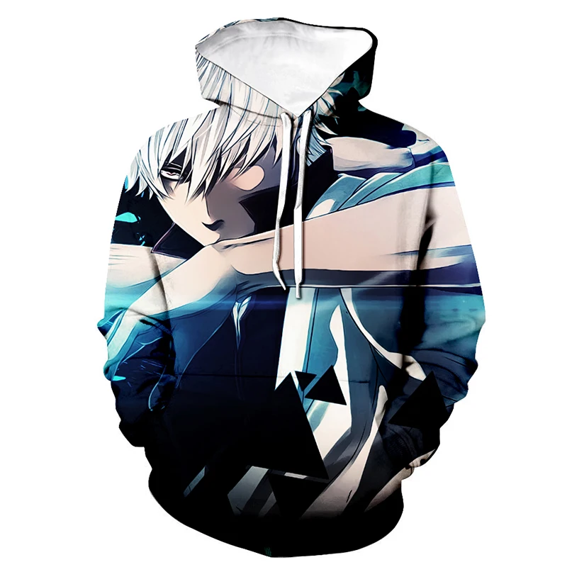 Толстовка GINTAMA с 3D принтом для мужчин и женщин Повседневная модная уличная одежда
