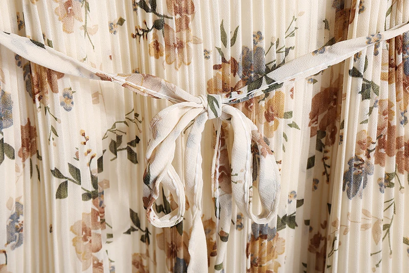 Женское шифоновое платье весна лето 2020 женское винтажное элегантное свободное