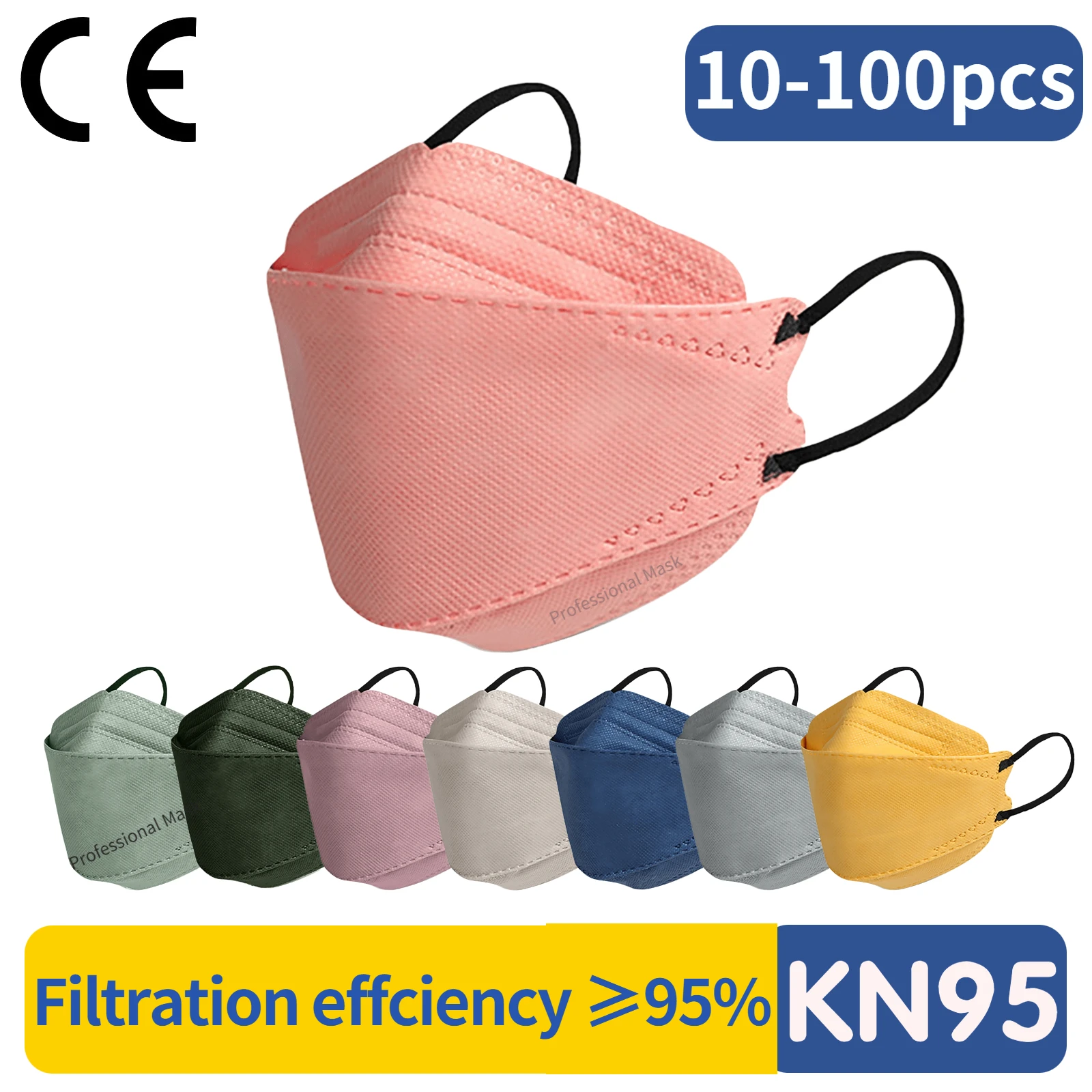 10 шт. одноразовые маски для взрослых 4 слоя | Красота и здоровье