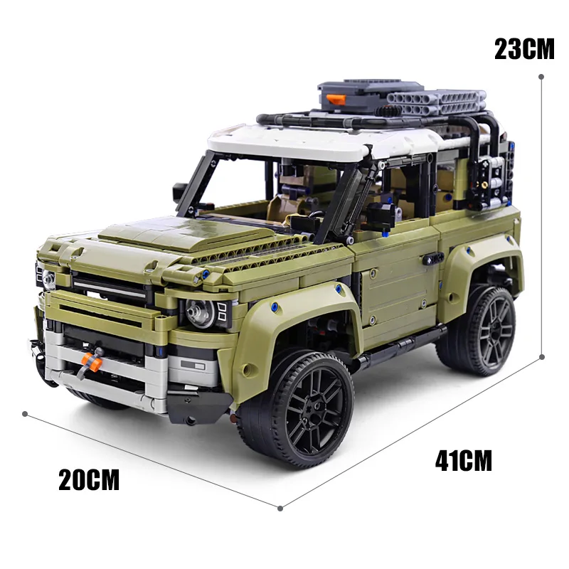 Guardian Внедорожник Land Car Rover совместим с Technic Defender 42110 модель строительные блоки кирпичи игрушки ребенок Рождество