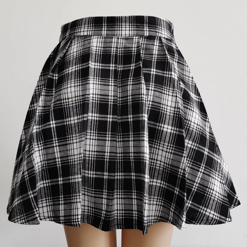 

Womens Harajuku Punk Irregular Mini Pleated Skater Skirt Asymmetric Cutout High Waist Hip Hop Clubwear gothic harajuku skirt