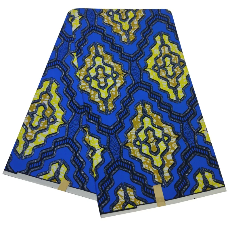

New Ankara African Wax Fabric 100% Polyester Prints For Party Dress 6Yards