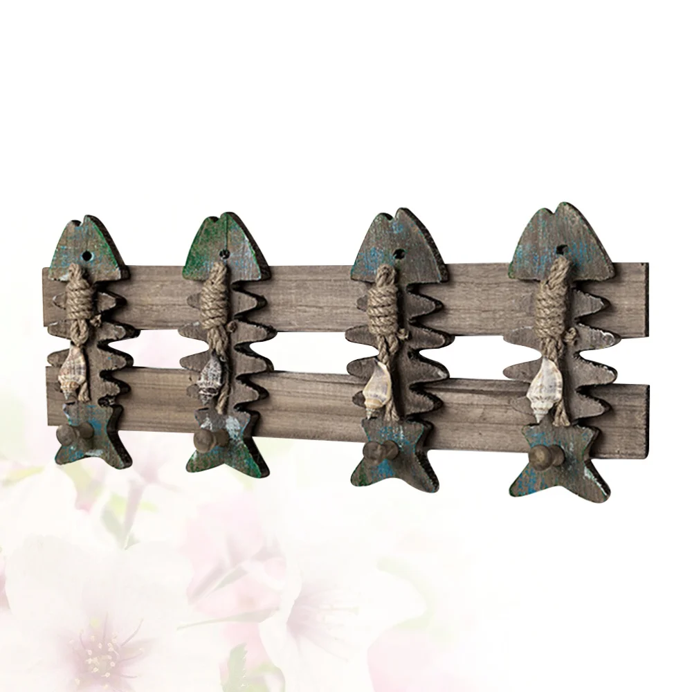 Деревянная доска в средиземноморском стиле настенный крючок для декора стен
