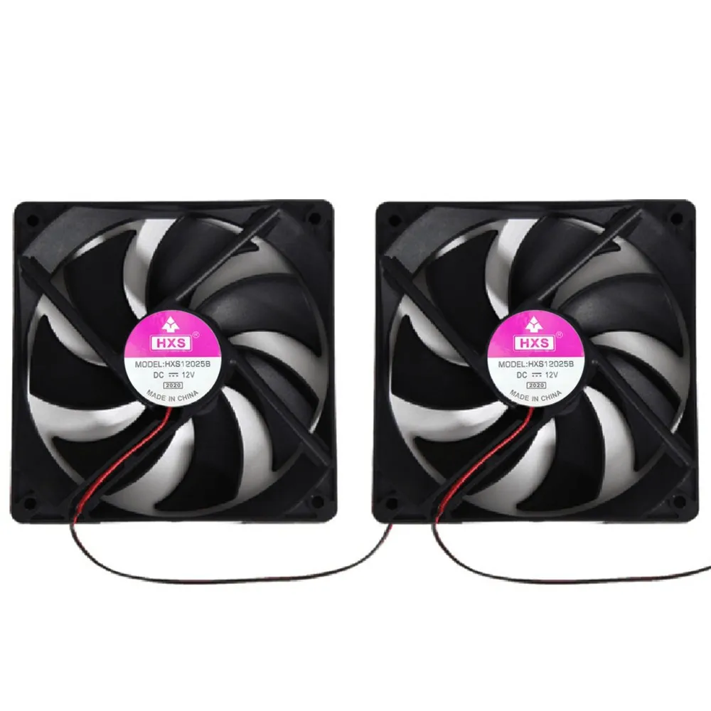 2 шт. 120 мм 120x25mm 12V 4Pin DC бесщеточный компьютер водяного охлаждения радиатора Ventilador