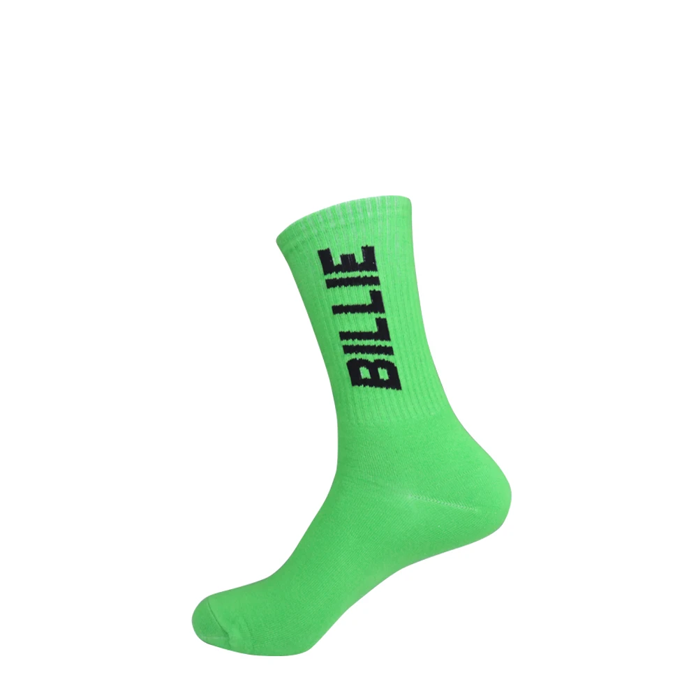 

Mysterious Billie Letter Logo Socks