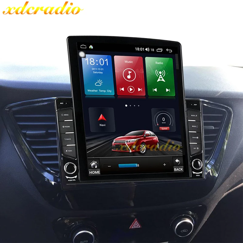 Мультимедийная система xdcrradio автомагнитола с вертикальным экраном 10 4 дюйма под