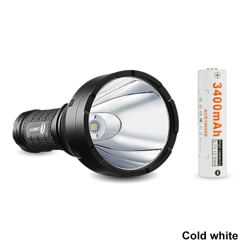 CW with 18650 Светодиодный мини-фонарик с длинной трубкой GT, 17 Вт, 1200 а CREE XHL Max, 750 люмен, дальность луча 135 м, кд, наружный фонарик - Испускаемый цвет: CW with 18650